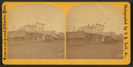 View of commerical buildings.