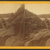 Rock formations on the side of the St. Croix river.