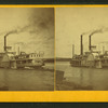 Steamer on a river.