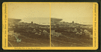 Bird's-eye view of the city of Duluth.