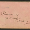 Residence of W. F. Griffin(?), Stockton, Minn.