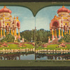 Forest Park, St. Louis. Pavillion reflected on lake.