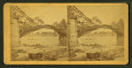 Mississippi River bridge at St. Louis, Missouri.