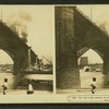 The Eads Bridge spanning the Mississippi at St. Louis.
