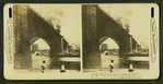 The Eads Bridge spanning the Mississippi at St. Louis.