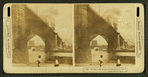 The Eads Bridge spanning the Mississippi at St. Louis.