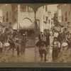 Picturesque natives of Egypt in the crooked streets of "Cairo," World's Fair, St. Louis.