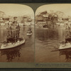 American Fleet blockading the entrance to Santiago Harbor-Naval Exhibit.
