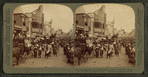 Fun makers on the crowded Pike - a street enticing "shows". St. Louis, Mo.