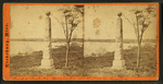 Grant and Pemberton monument [Surrender Marker]. (Now standing in cemetery).