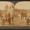 Over the hills and far away," before night we'll have an elk at bay, hunting big game in Montana, U.S.A.