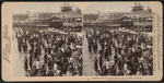 Atlantic City's Crowded Beach, New Jersey, U. S. A.