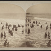Bathing scene.