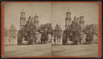 View of South Park Presbyterian, fronting the entrance to Lincoln Park, Newark, N.J.