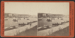 Lake view with boaters.