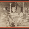 Group of women sitting on the porch and stairs.