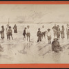 Bathing scene.