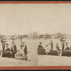 View of Asbury Park. [People in boat.]