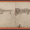 Beach scene with people.