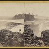 Showing the Cliffs in the Rocks. Toll Bridge in the distance.