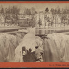 Winter view, Passaic Falls from Bridge.