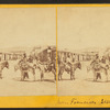 Burros and people on San Francisco Street.