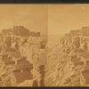 View of Pueblo cliff dwellings.