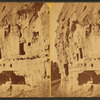 View of Cochiti cliff dwellings.