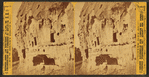 View of Cochiti cliff dwellings.