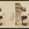 Old Pueblo Indian and Spanish adobe church, Isleta, New Mexico, U.S.A.