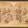 Group of men near a mine shaft.