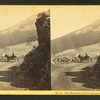 Mt. Washington Carriage Road, at ledge, looking down, N.H.