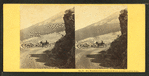 Mt. Washington Carriage Road, at ledge, looking down, N.H.