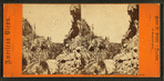 In the White Mountain Notch, (looking up), N.H.