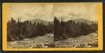Mts. Madison and Adams, from Peabody Bridge, Glen Road, N.H.