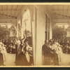 Glendon House. Group sitting in the verandah.