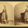Lady with long hair.