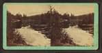 Jams of logs on the Androscoggin River, No. [&] Berlin Falls.