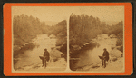 River scene with an artist sketching.