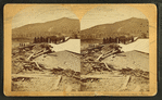 The House that was destroyed, Great Avalanche, from Owl's Head,  Jefferson.