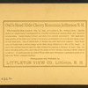 Owl's Head Slide, July 10th, 1885, Jefferson, N.H.