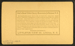 Owl's Head Slide, July 10th, 1885, Jefferson, N.H.