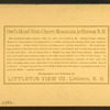 Bourdeau Family, Owl's Head Slide, Jefferson, N.H.
