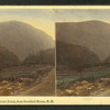 White Mountain Notch, from Crawford House.