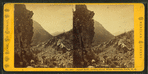 Pulpit Rock, lookimg down, White Mountain Notch, N.H.