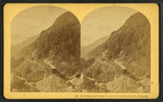 Mt. Willard and Train, P. & O.R.R., Crawford Notch, N.H.