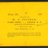 View above the Flume, Franconia Mts., N.H.