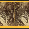 Visitors at the Flume, 1870.