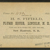 View of the Flume, 1877.
