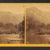 Eagle Cliff from Echo Lake, Franconia Notch.